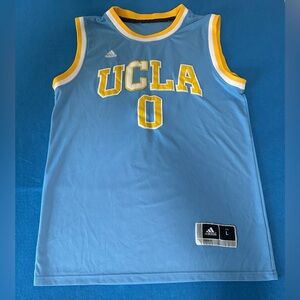 Adidas UCLA Russell Westbrook Blue and Yellow Basketball Jersey